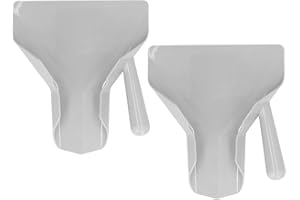 HAPIVIDA French Fries Scoop, Popcorn Scoop Right Handle Chips Scoop French Fry Scoop Shovel Household Quick Fill Fry Bagger for Chip, Popcorn, Ice, Candy, Snacks (2pcs)