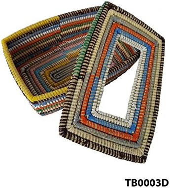 ShopAfricart HAND WOVEN TISSUE BOX (TB0003D)
