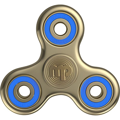 MUPATER fidget spinners, EDC spinner fidget toys, Stress Reducer for Children and Adults (GOLD)