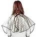 Short Salon Barbers All-purpose Cape, Waterproof Coloring Cape with Velcro Closure (Pack of 1)