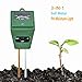 Produktbild Erde Tester,-in Erde Tester Feuchtigkeit Meter, Licht und pH Säure Tester, Garten Soil Tester, ideal für den Garten, Bauernhof, Rasen, Indoor & Outdoor, keine Batterien erforderlich, leicht Lesen Indikator, genaue Prob