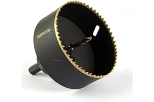 BINOTA Sega a tazza bimetallica M42 100 mm, per metallo, legno, compensato, PVC, fibra di legno, cartongesso