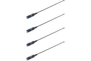 GNURBDILFO 4X RH-771 Dual Band VHF/UHF BNC Talkie Handhållen Radioantenn för TH-28A TK100 C150