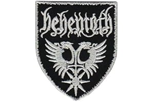 SIGITASTRADING Behemoth Death Metal Red Écusson Patch en fer brodé sur accessoire