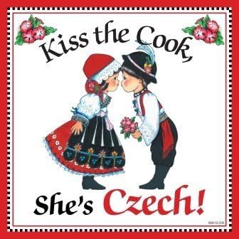 Czech Gift For Women Magnet Kiss Czech Cook by Essence of Europe Gifts E.H.G