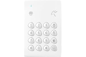 Chuango KP-700 Tastiera digitale wireless con lettore RFID per sistema di allarme di sicurezza domestica - Abilita/Disabilita allarme - Blocco automatico - Tastiera standalone con batteria