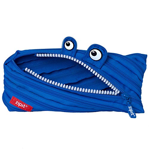 Zipit Trousse Monstre Porte-crayon Medium bleu
