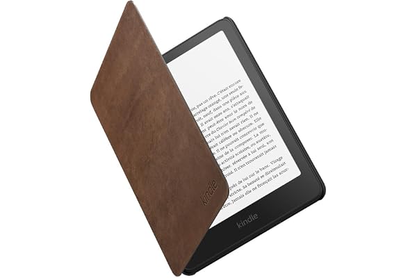 Étui pour Amazon Kindle Paperwhite et Amazon Kindle Colorsoft, pliant, léger et résistant à l'eau | Cuir premium