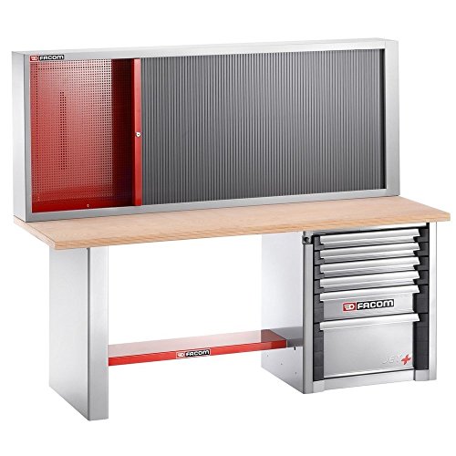 Facom 2000. AB32 M3 – Etabli charge lourde. 6 tiroirs + Armoire