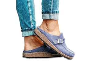 DaYee Lässige, bequeme Damen-Clogs aus Veloursleder