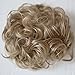 PRETTYSHOP Scrunchy Scrunchie Bun Updo Hairpiece Hair Ribbon Ponytail Extensions Curly Diverse Colors (blonde mix 27/613)