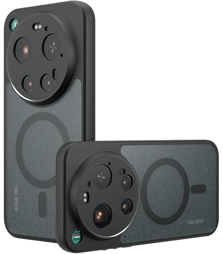 MEMELOKA Cover IPhone 15 Pro Max Con Vetro Temperato (3 Pezzi): Custodia Militare Con Supporto Pieghevole, Nero - 3