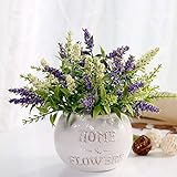 2.Sie sind aus dem Seidentuch, der Plastikstange und der Blumenmitteldrahtstange, und k?nnen verschiedene Formen oder Pflaume gebogen werden+Keramikvase