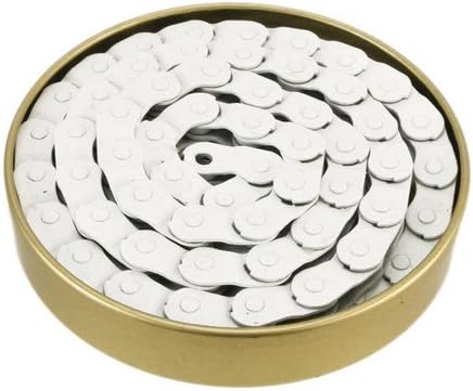 Gusset BMX Slink Half-Link Single Speed Chain 3/32" WHITE