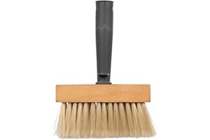 COGEX - Brosse à encoller et à enduit ou badigeons, brosse à encoller papier peint - Brosse papier peint - Avec manche en plastique recyclé - Dimensions: 120 mm x 40 mm - Pour l'application de colle…