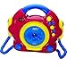 Produktbild Tragbarer CD-Player Karaoke-Funktion 2 Mikrofonen Kinder Discman CD-Spieler (Tragegriff, Bunt, LED-Display, Kopfhöreranschluss)