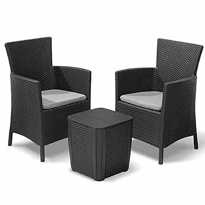 Allibert set de balcon iowa balcony graphite