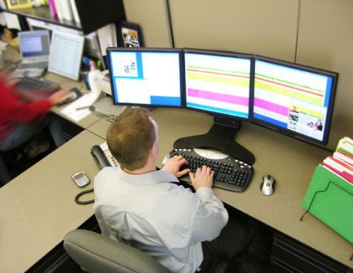 Ergotron LX Triple Lift Stand - 5