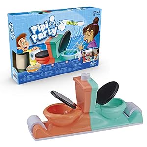 Hasbro Spiele E3257100 Pipi Party Duel, Juego Infantil, Multicolor