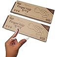 JYHOME 200 Pieces Disposable Clear Vinyl Finger Gloves, Eating Outside, Having a Taste, Cleaning, Eating Chicken, Hamburger and Pizza, Super Convenient Disposable Finger Gloves (One Size)