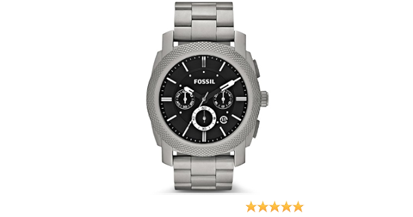 Fossil Machine Titanium Grey Watch 