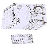 manteles individuales plastico hosteleria Perfecto para el uso diario, hoteles, restaurantes, buen partido con mesa de madera, mesas de vidrio y más