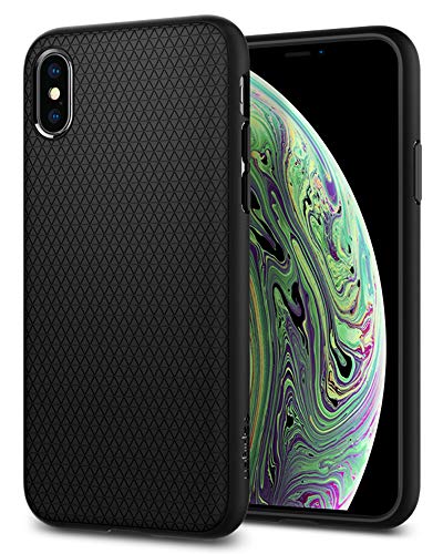 Spigen Funda Modelo Liquid Air para Apple iPhone X Color Negro Mate reviews Spigen Funda Modelo Liquid Air para Apple iPhone X Color Negro Mate
