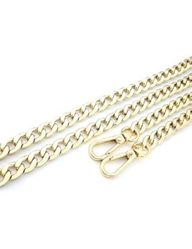 Metall vergoldet Kreuz Körper Tasche Kette Gurt Handtasche Schultertasche Kette Ersatz 2 Slight Gold