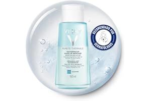 Vichy Desmaquillante de Ojos Waterproof con Arginina y Taurina, Limpia y Desmaquilla, Protege las Pestañas, Hipoalergénico, Apto para Ojos Sensibles, Pureté Thermale, 100ml