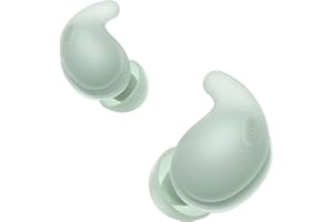 Sony LinkBuds Fit - Ecouteurs Bluetooth sans Fil à réduction de Bruit - Confortables, IPX4, Hi-Res Audio, Mode Ambient Sound, 21h d'autonomie, Connexion multipoint, iOS et Android - Vert