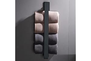 JINYOMFLY Porta Asciugamani Bagno Adesivo 40 CM - Porta Asciugamani per Ospiti,Porta Asciugamano Bagno da Parete,Portasciugamani Autoadesivo Senza Foratura In Acciaio Inox