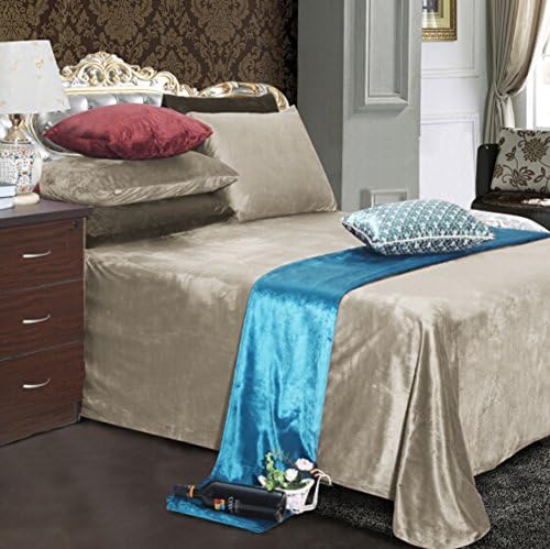 Fall/winter warm short plush sheets/Thickened bed sheets for one or two persons-D 240x260cm(94x102inch)
