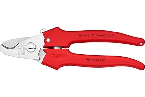 Knipex Tijeras cortacables mangos con revestimiento de plástico con revestimiento de plástico 165 mm (cartulina autoservicio/blíster) 95 05 165 SB