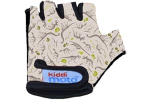Kiddimoto Kids Cycling Gloves | Anti-Slip Kids Bike Gloves for Boys and Girls| Fingerless Mountain Bike Gloves for BMX, MTB Riding, Gymnastics, Scooters, Skateboard, Balance Bike, Rollerblade