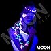 Moon Glow - Pastel Neon UV Face & Body Paint - 12ml Set of 6 - includes UV Keyring
