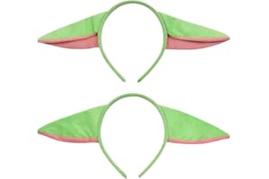 Mandalorian Grogu Headband,APDDHJ Grogu Costume Accessory Headbands Mandalorian Headband Green for Adults/Children Fancy Dress Head Band