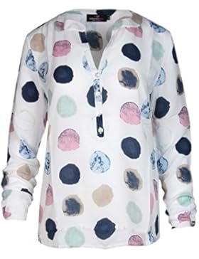 Bluse für Damen von Zwillingsherz / mit Punkten / perfekt für den Sommer /Oberteile/Tops/Hemd/Shirt/Sweatshirt