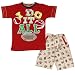 I Do It All Printed T-Shirt And Half Pant Combo Set(Red) RS.599.00