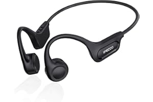 I LOVE E IFECCO IFECCO Cuffie Conduzione Ossea, Auricolari Conduzione Ossea Bluetooth 5.4, IPX6 Impermeabili Auricolari Sportive, Open-ear Cuffie per Corsa Ciclismo Fitness Ufficio