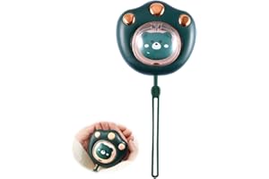 DAJASD Scaldamani Ricaricabile 2400 mAh, Scaldino USB Riutilizzabile, Scaldamani Elettrico Ricaricabile, Mini Scaldamani, Scalda Mani Portatile Elettrico per Gli Invernali All'aria Aperta (Verde)