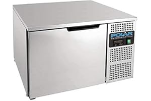 Polar Refrigeration G-Series 450 W Countertop Blast Chiller 8/5 kg, Stainless Steel, Capacity: 3x 2/3 GN, Size: 420(H)x660(W)x650(D)mm, CK640