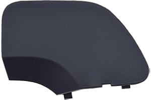 GENERIC Couvre-crochets de remorquage arrière 511651340R 511652463R pour Renault pour Dacia Pour Duster 2018 2019 2020 2021 2022 2023 (Noir)