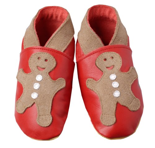 Daisy Roots Gingerbread Baby Shoes Soft Leather (Size 12 to 18 months)