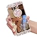 Produktbild Vandot Samsung Galaxy S7 Spiegel Hülle, Make Up Mirror Case TPU Silikon Handyhülle Soft Rahmen mit Glizter Bling Kristall Crystal Strass Handy Ring Ständer Holder Luxury Damen Glänzend Flexible Handytasche Schutzhülle Ultra Dünn Weich Slim Diamant Spiegel Mirror Schutz Handy Tasche Schale Etui Bumper Hüllen für Samsung Galaxy S7 Kratzfeste Stoßdämpfend Schutzhülle Glitzer Gold