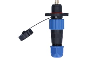 BORDSTRACT Luftfahrt Stecker und Steckdose Anti oxidativ Luftfahrt Stecker und Buchse Klein und Kompakt Industrie Steck verbinder Luftfahrt Stecker und Steckdose für Programmier bare(4 Pin)