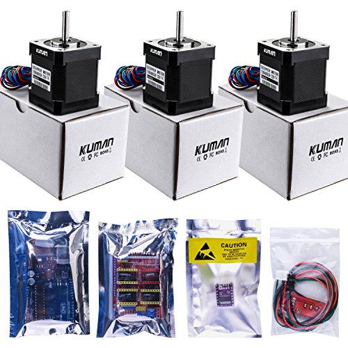 Professional 3D printer CNC Kit for arduino , Kuman GRBL CNC Shield+UNO R3 Board+RAMPS 1.4 Mechanical Switch Endstop+DRV8825 A4988 Stepper Motor Driver with heat sink+Nema 17 Stepper Motor KB02 - 6