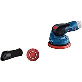 Bosch Professional GEX 12V-125 Ak&uuml;l&uuml; Eksantrik Zımpara (12 Volt, SOLO, Zımpara tabanı &ccedil;apı: 125 mm, 6.000-10.000 dev/dak, Kar