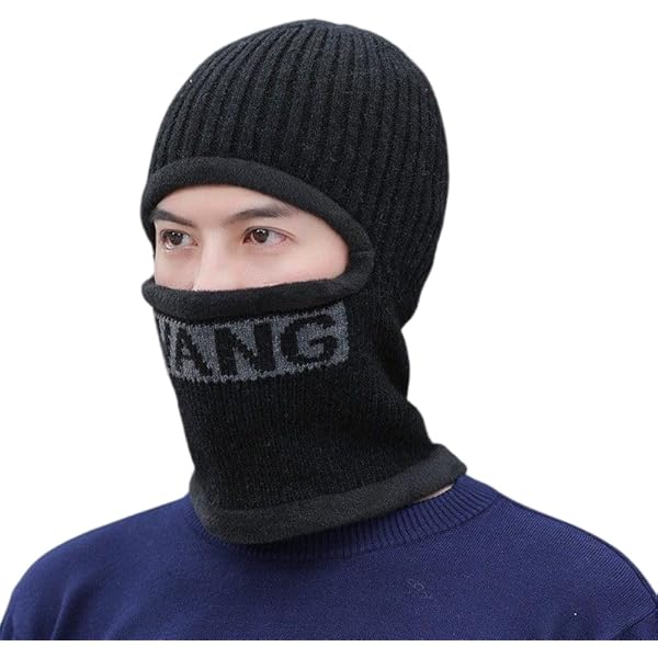 Buy Monkey Cap with Nech Scarf for Men & Women Woolen Warm