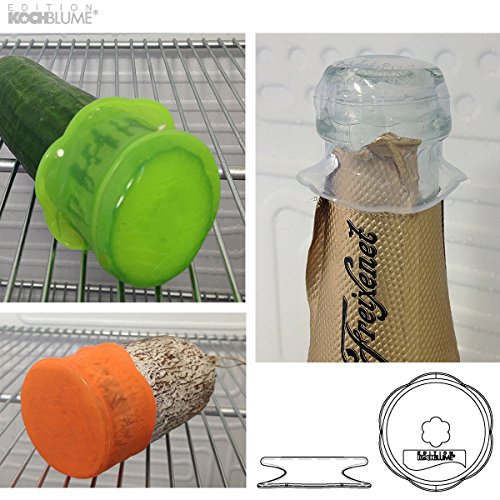 Stretchi Silikon 8er Set Überziehdeckel, viele Farben, alle Größen Stretchii (Limette) - 3