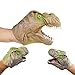 Price comparison product image LuckyBB Dinosaur Animal Hand Puppet Baby Infant Kid Toy Plush Toys Silica Gel Spoof (Brown)